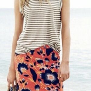 J. Crew Pink Midi Pencil Skirt for Casual Resort Wear